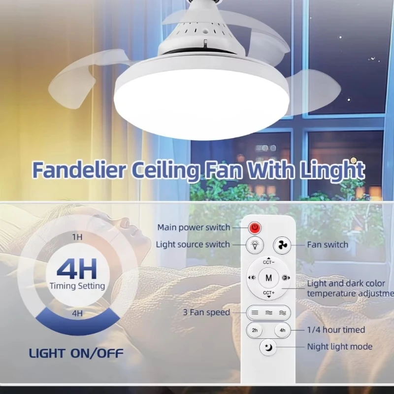 Ventilador de teto com ilumina - Smart Ceiling Fan avaliação e preço