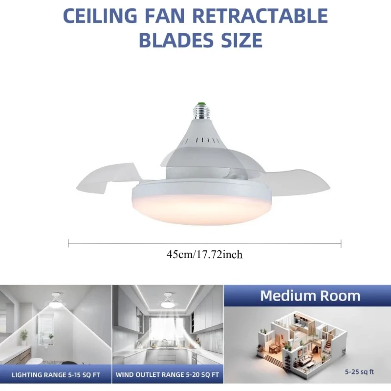 Ventilador de teto com ilumina - Smart Ceiling Fan avaliação e preço