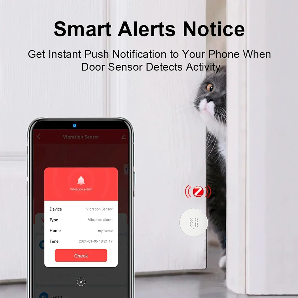 Sensor de Vibração Inteligente - Smart Home Notifications avaliação e preço