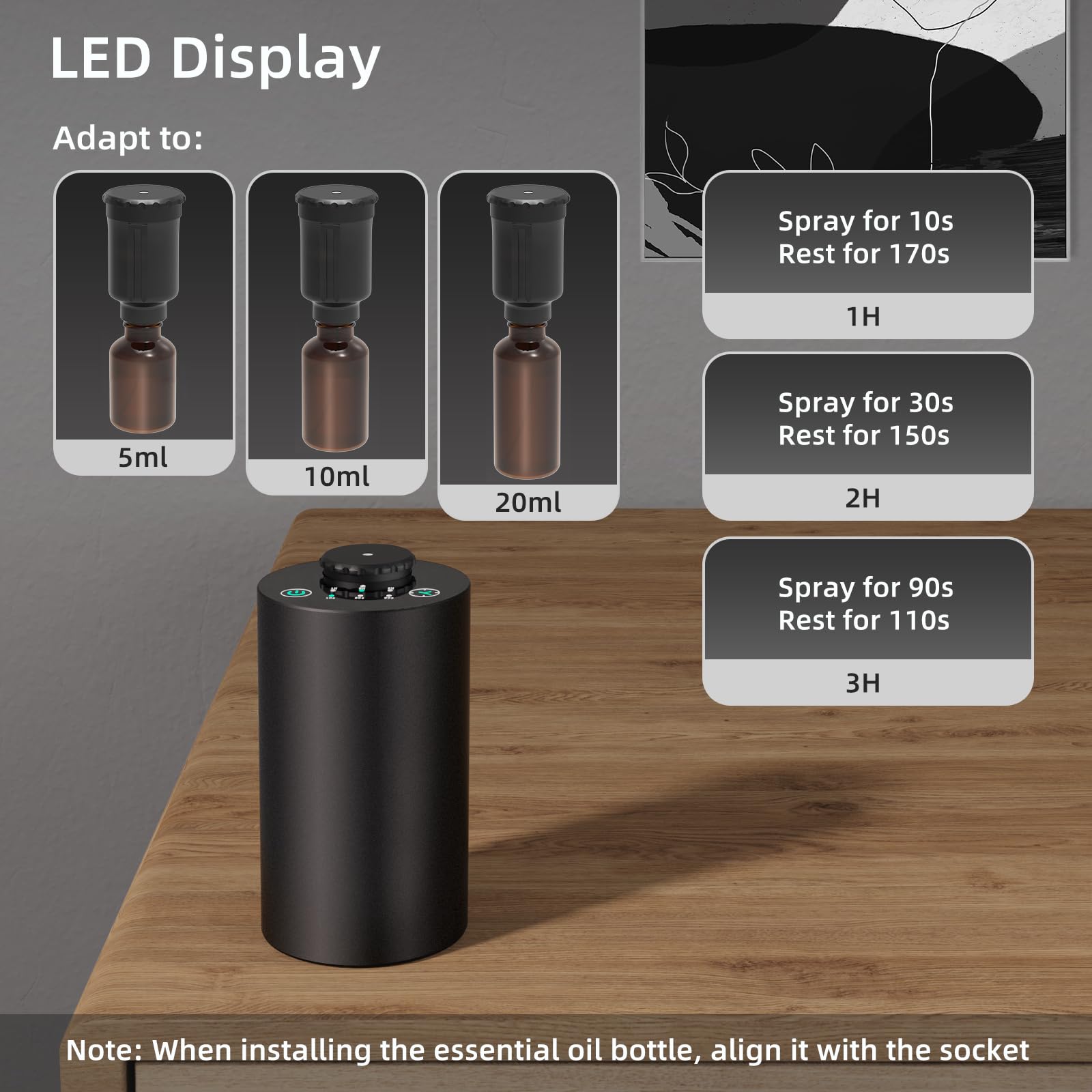 Difusor de óleo essencial sem  - Smart Home Fragrance Diffuser avaliação e preço