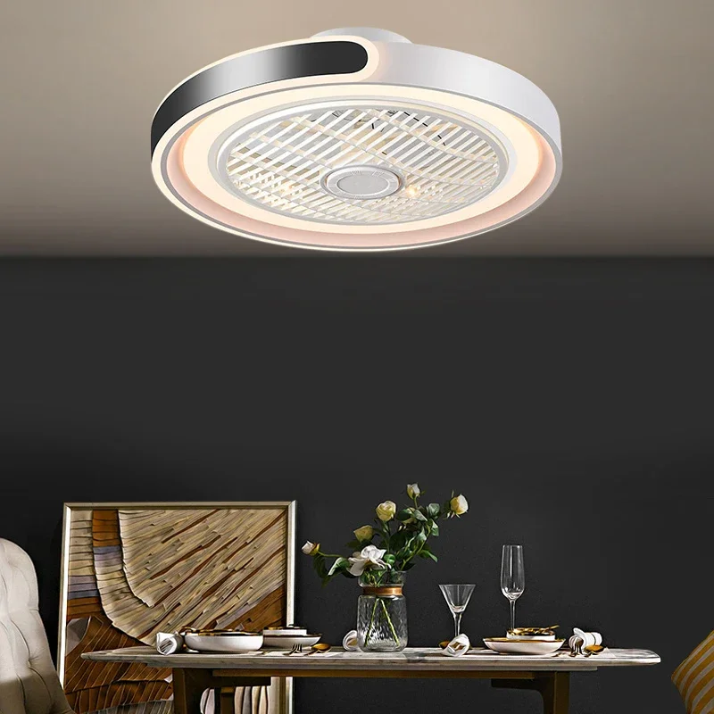 Moderno novo ventilador inteli - Smart Ceiling Fan avaliação e preço