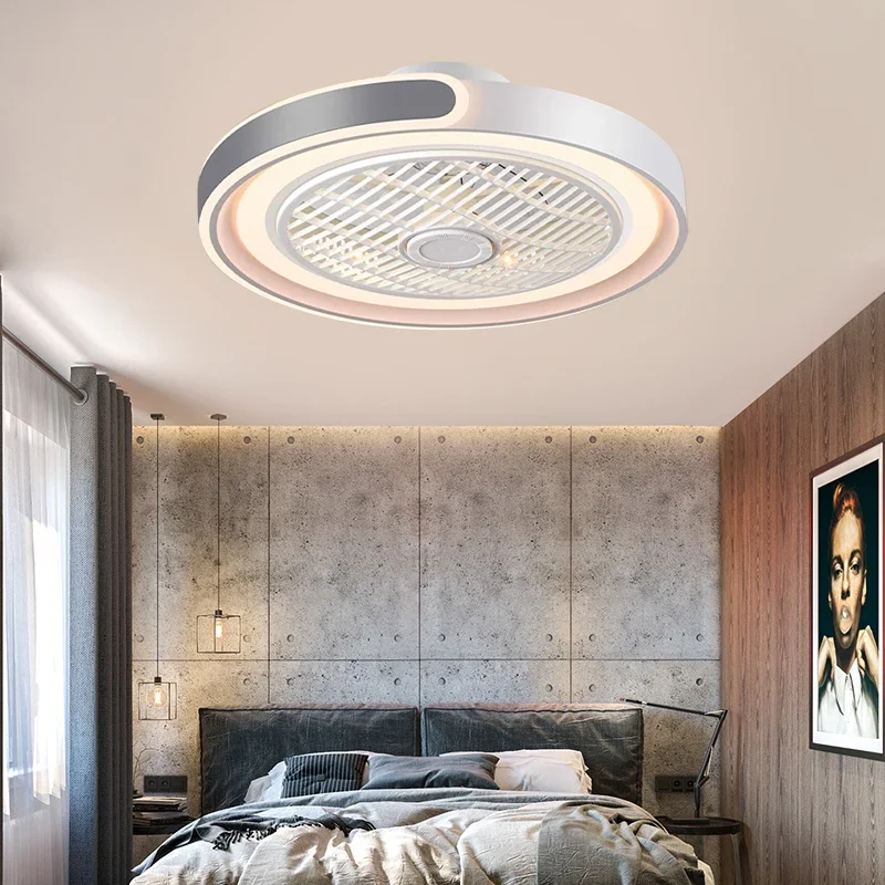 Moderno novo ventilador inteli - Smart Ceiling Fan avaliação e preço
