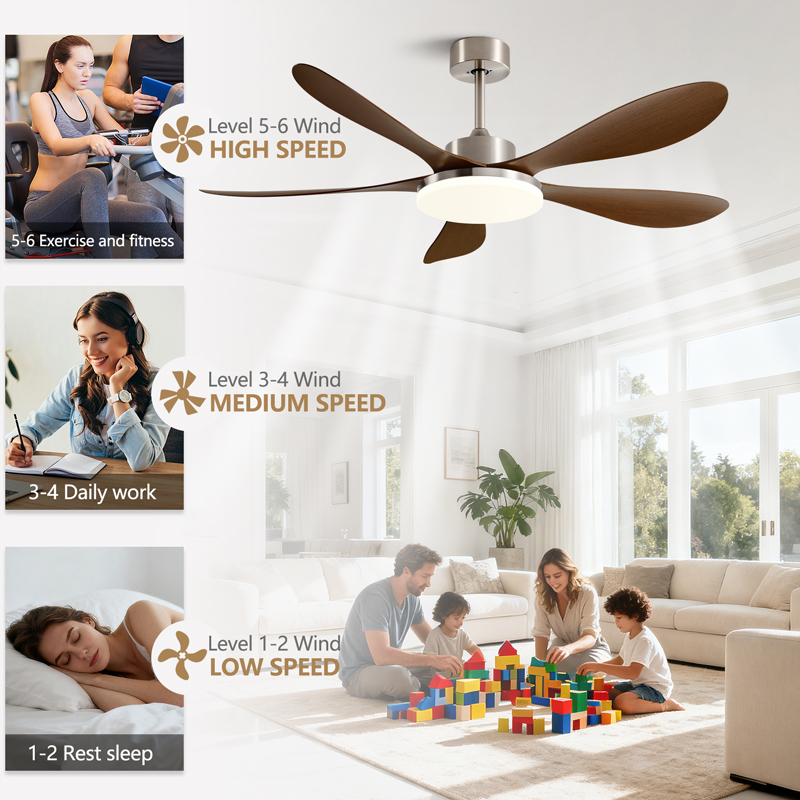 Ventilador de Teto com Luz e C - Smart Ceiling Fan avaliação e preço