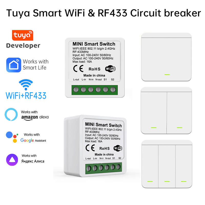 Interruptor Inteligente WiFi T - Smart Home Voice Assistant avaliação e preço