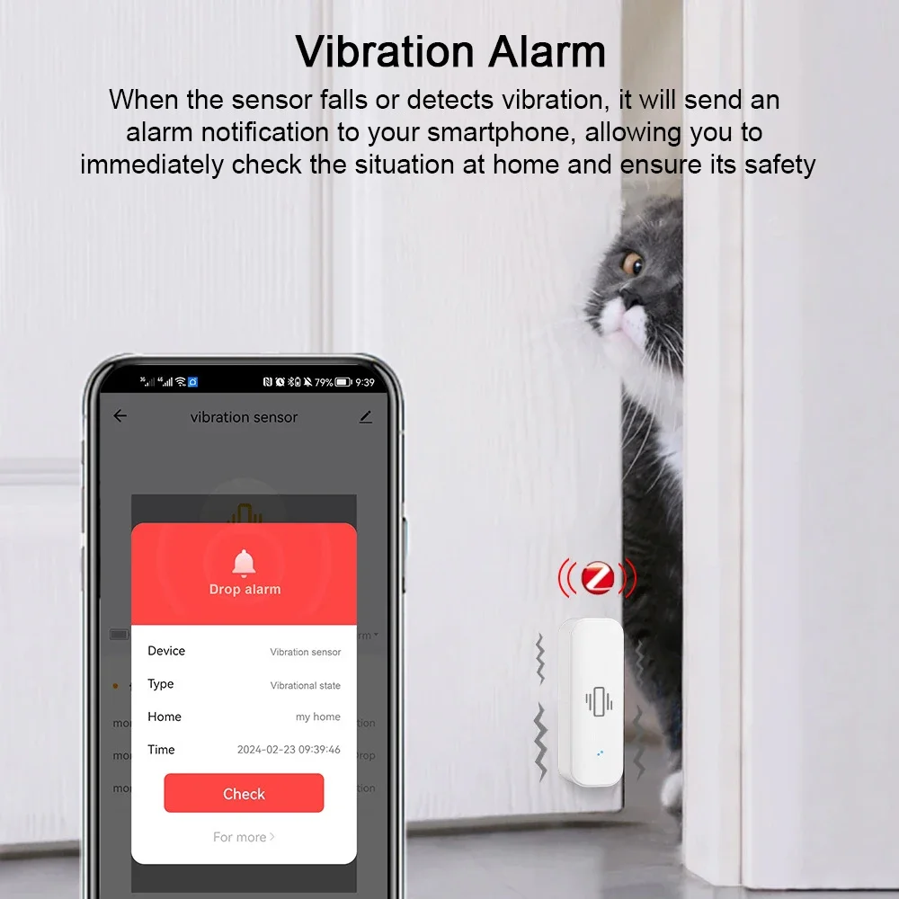 Tuya-Sensor de Vibração Inteli - Smart Home Notifications avaliação e preço