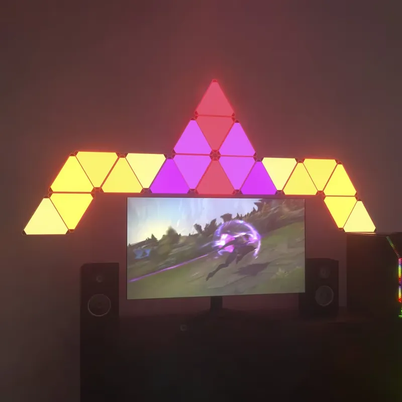 Luzes de parede LED triangular - Smart Home Google avaliação e preço
